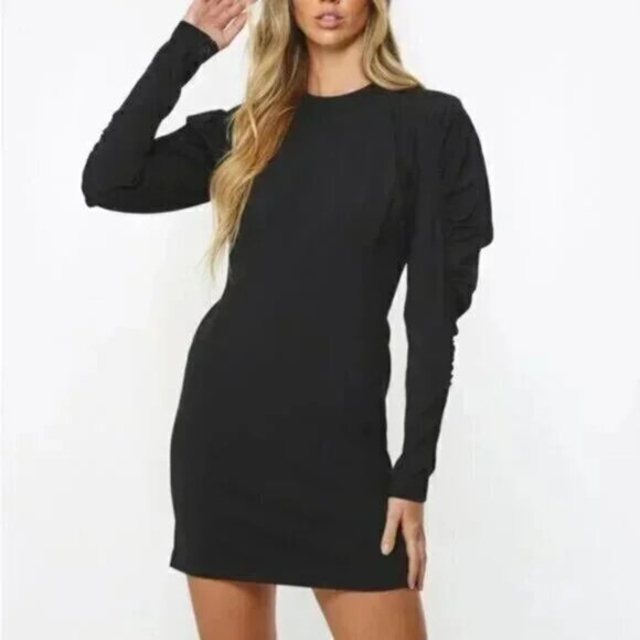 Rag & Bone Stephanie Puff Sleeve Dress - Picture 1 of 5